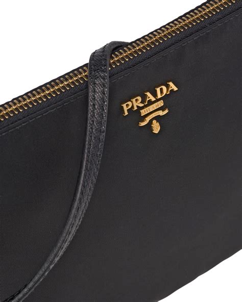 prada 1nh545|Black My Character Nylon Pouch .